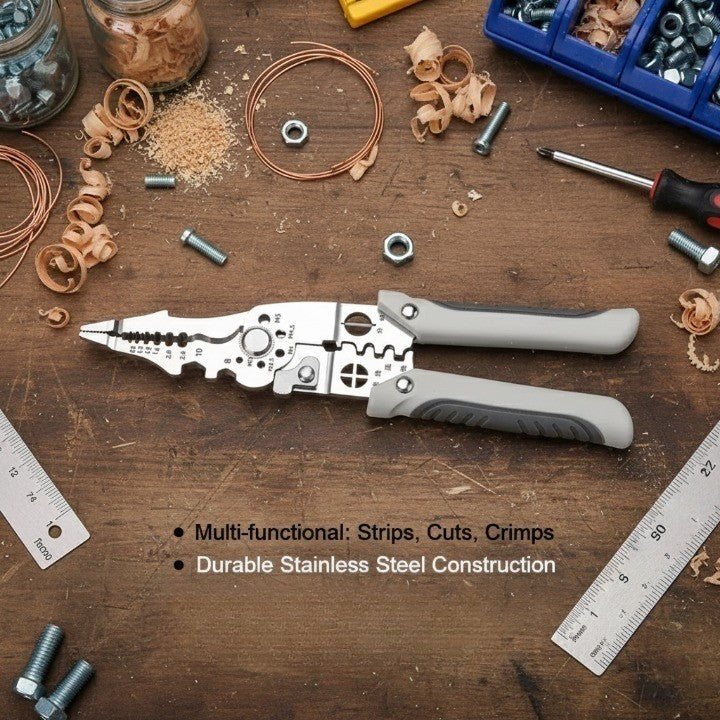 Pro Electrician Multifunction Wire Stripper Tool