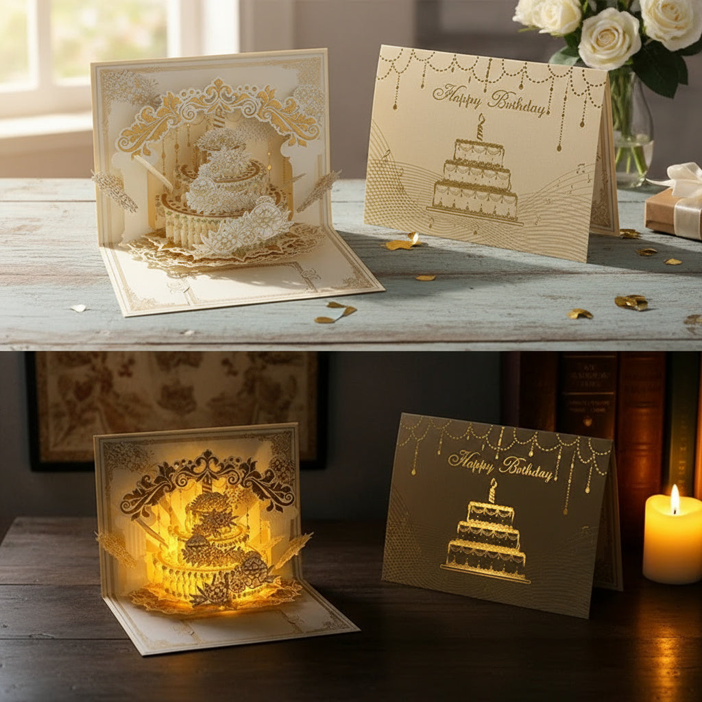 Fun LED Pop Up Birthday Card