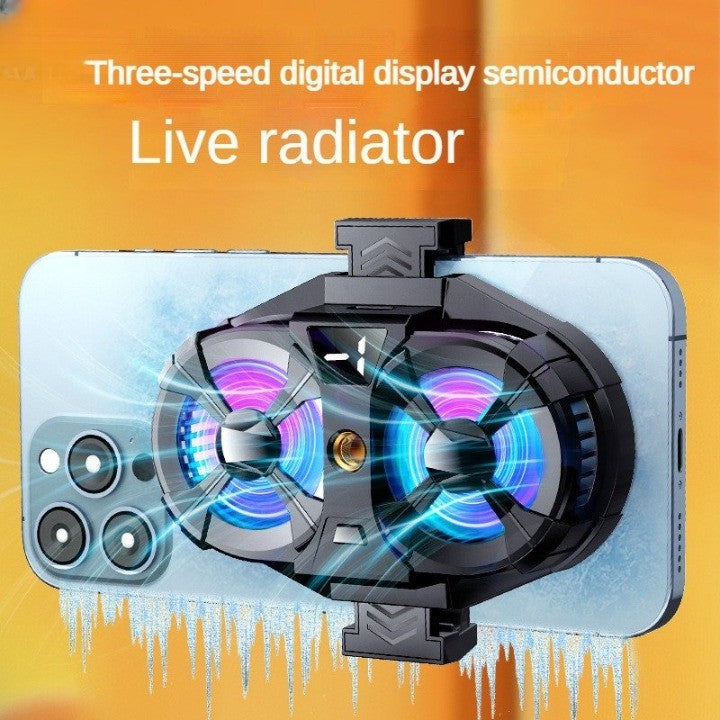 Yeezlab Fast Dual Fan Phone Cooling Pad