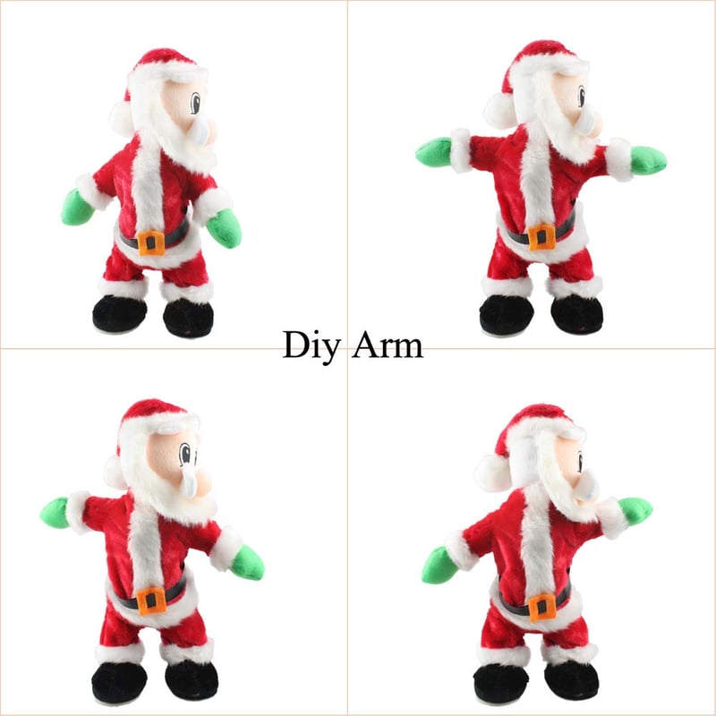 Fun Dancing Santa Claus Figurine