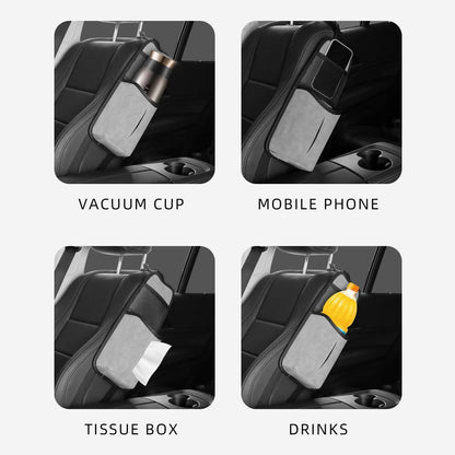 Premium Car Back Seat Storage Organizer Box