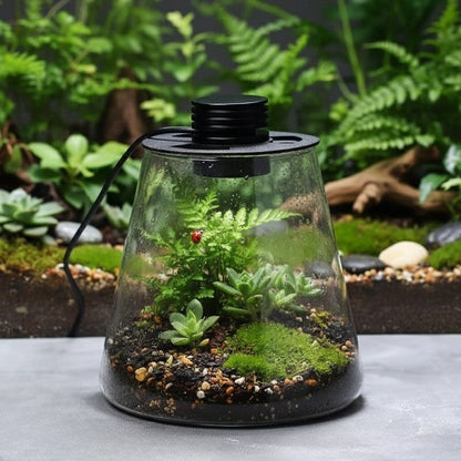 Small Indoor Garden Glass Terrarium Vase
