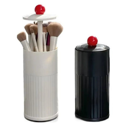 Portable Compact Cosmetic Brush Storage Case
