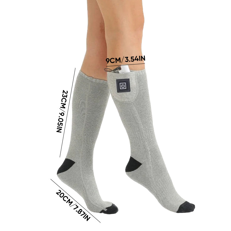 Warm Rechargeable Heated Socks with Adjustable Heat