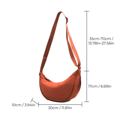 Casual Ladies Dumpling Crossbody Bag