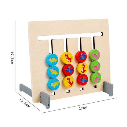 Double Sided Wooden Brain Teaser Puzzle