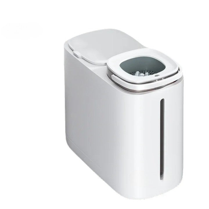 Space Saving 2 Section Kitchen Trash Recycling Bin