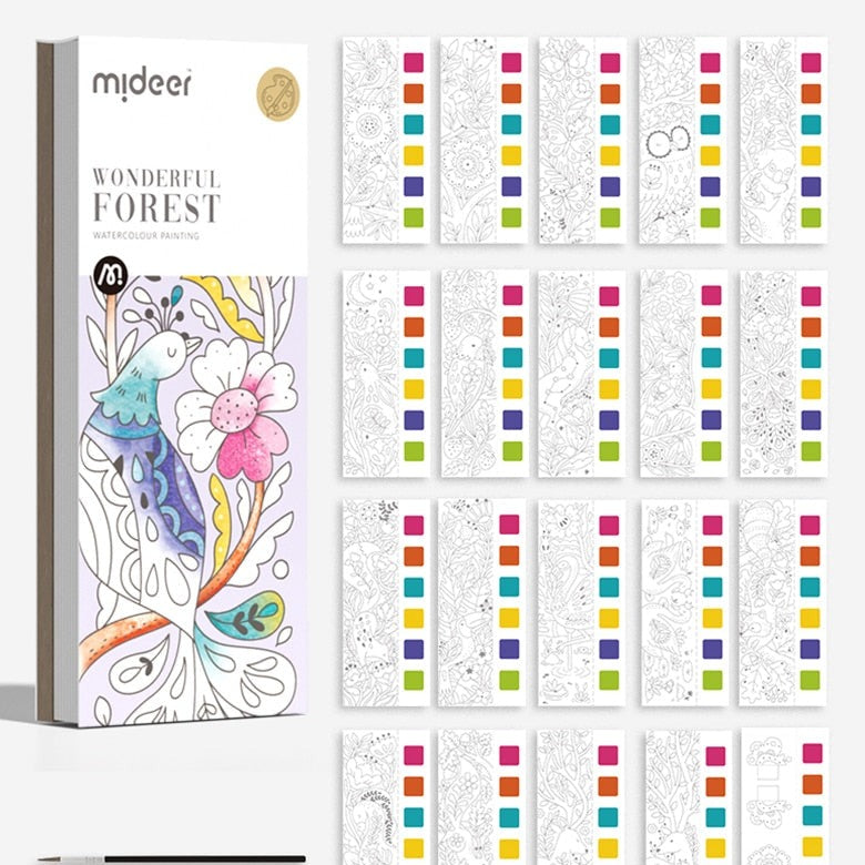 Colorful Children's Watercolor Art Paint Kit