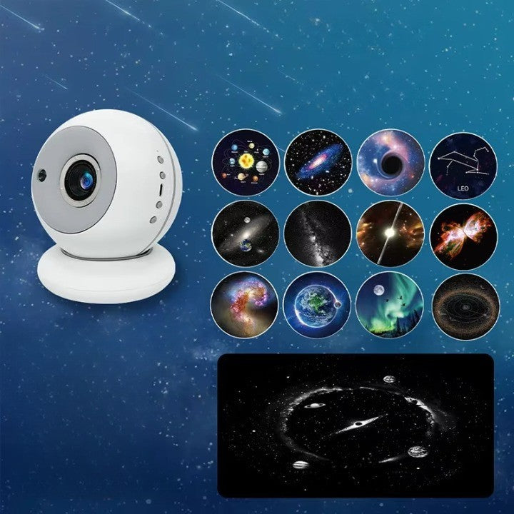 Colorful Galaxy Star Night Light Projector