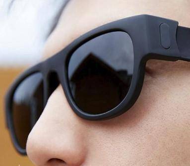 Trendy Foldable Polarized Sunglasses - Black
