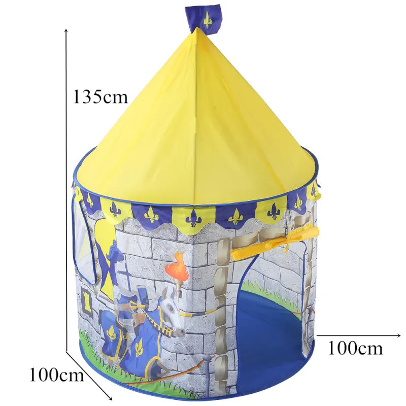 Fun Kids Play Castle Tent with Carry Bag