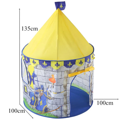 Fun Kids Play Castle Tent with Carry Bag