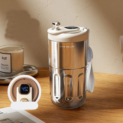 Compact Insulated Stainless Steel Travel Mug