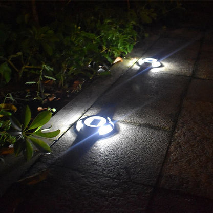 4PCS Outdoor Solar LED Driveway and Deck Lighting