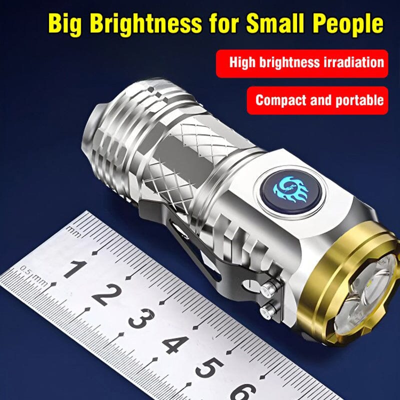 Compact Triple LED Pocket Flashlight