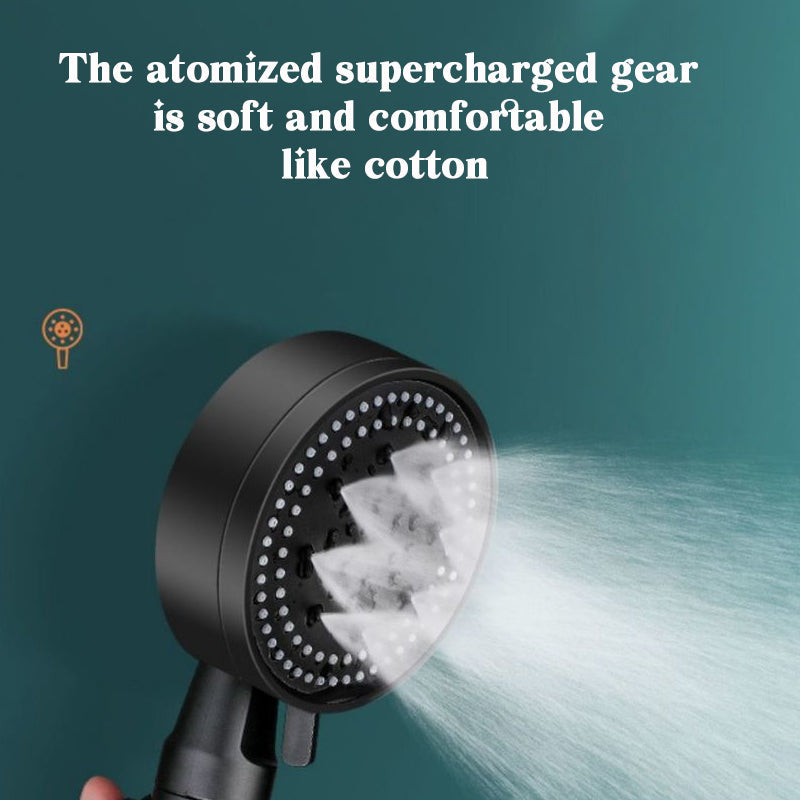 Powerful 3-Setting Shower Head with Massage Jets