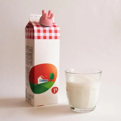 Leak Proof Reusable Cow Milk Bottle Pourer Caps