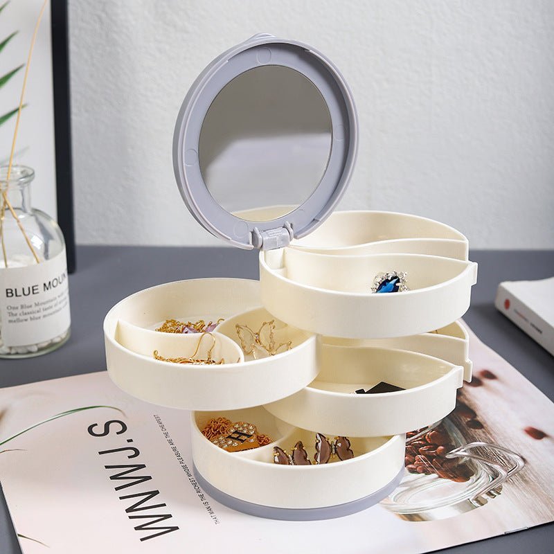 Luxury Rotating Jewelry Storage Case