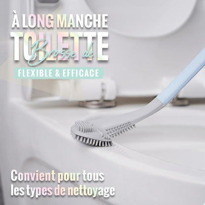 Extended Handle Toilet Brush Cleaner