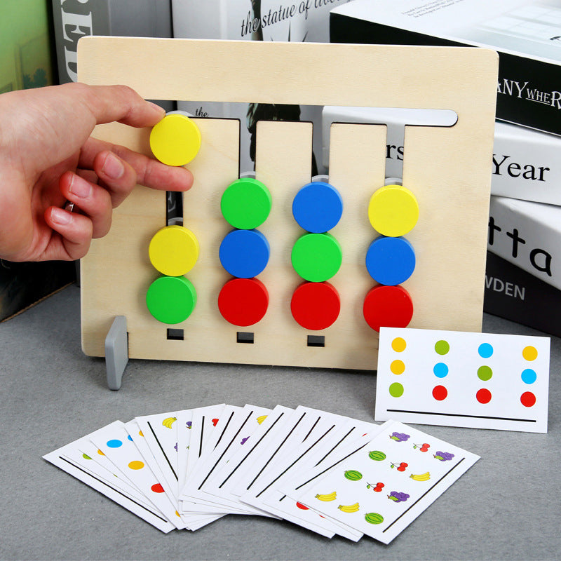 Double Sided Wooden Brain Teaser Puzzle