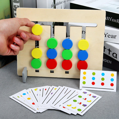 Double Sided Wooden Brain Teaser Puzzle