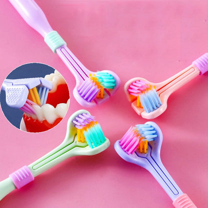 Gentle 3-Sided Toothbrush for Sensitive Teeth
