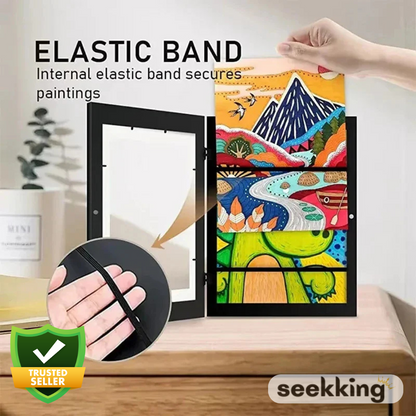 Colorful Kids Art Magnetic Picture Frame