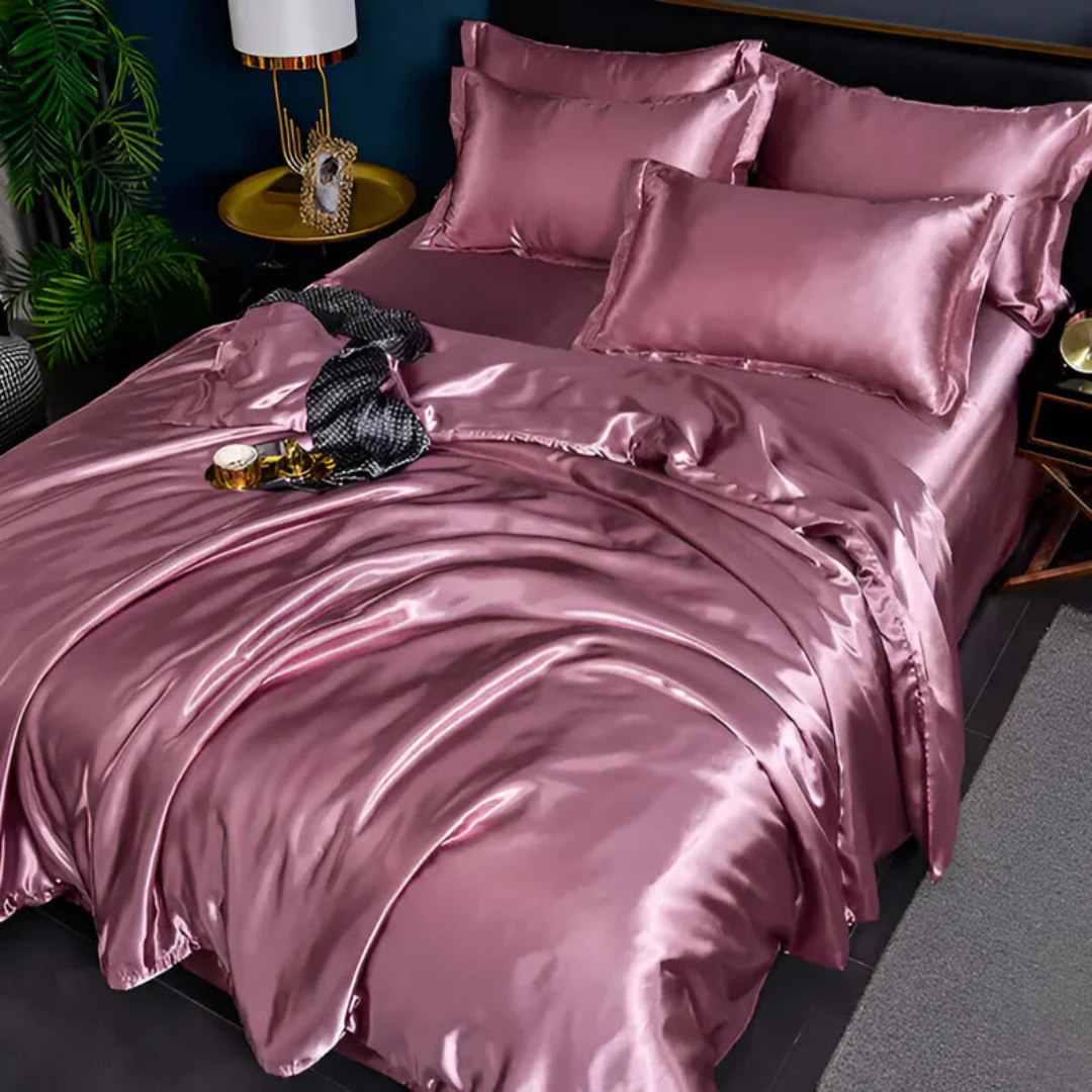 Luxury Soft Silk Bed Sheets Set