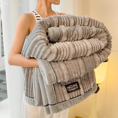 Cozy Soft Throw Blanket for Bed and Sofa