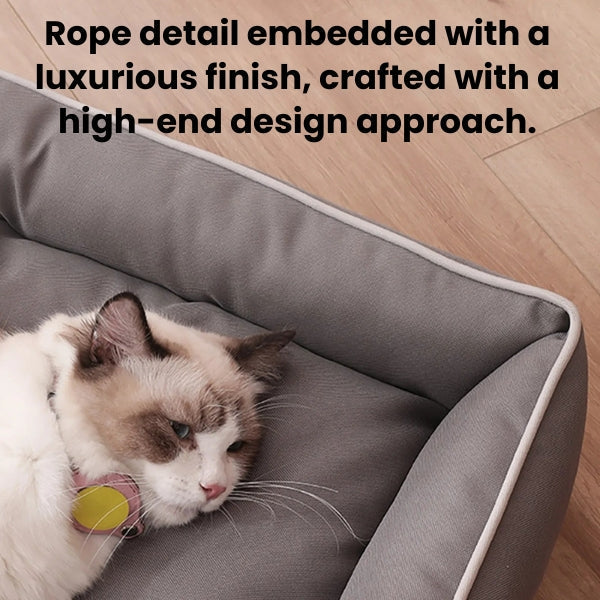 Comfy Memory Foam Pet Couch Bed for Large Dogs