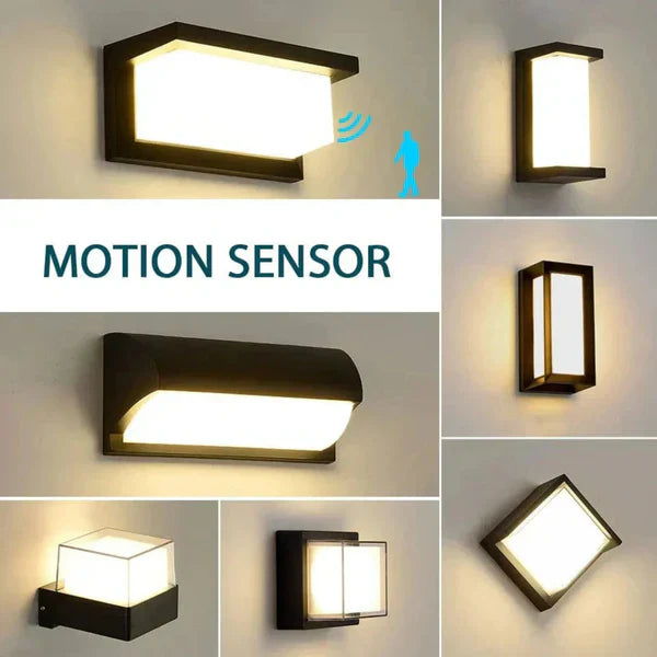 Outdoor Motion Sensor LED Wall Light