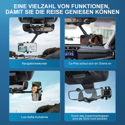 Universal Adjustable Car Phone Mount Rear View Mirror Holder