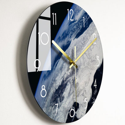 Stylish Glass Wall Clock – Modern Home Decor
