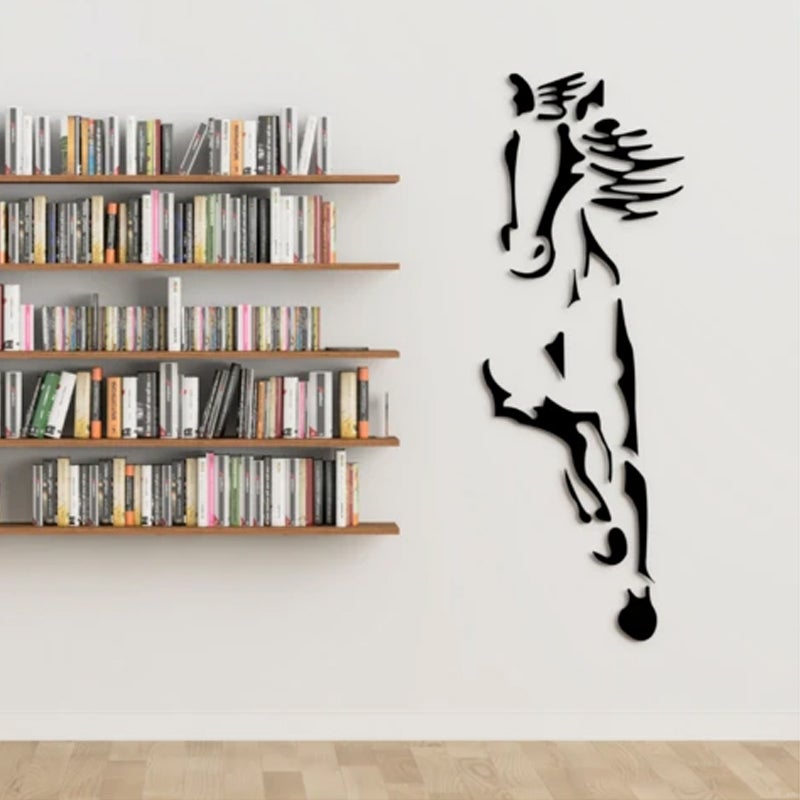 Stunning 3D Horse Wall Art Mirror Decal - Yeezlab