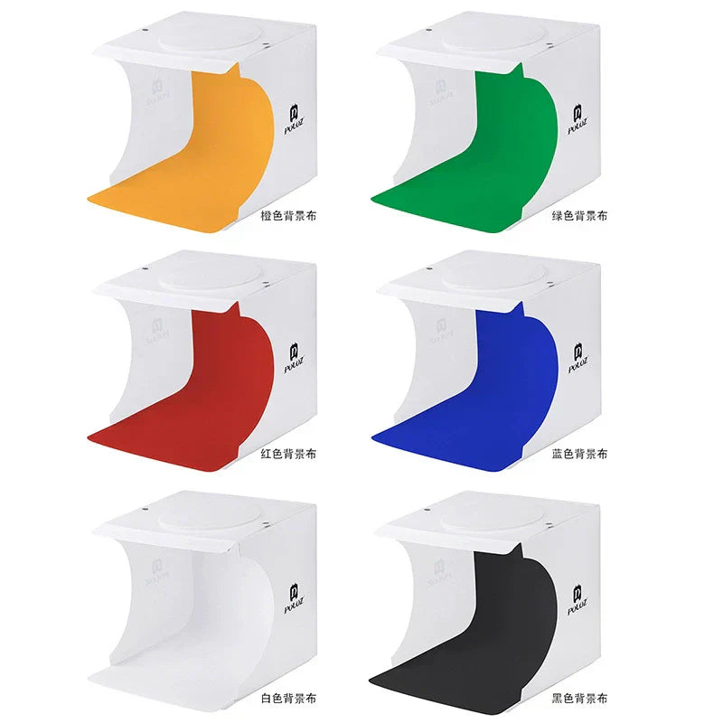 Portable Compact LED Light Box for Professional Product Photos