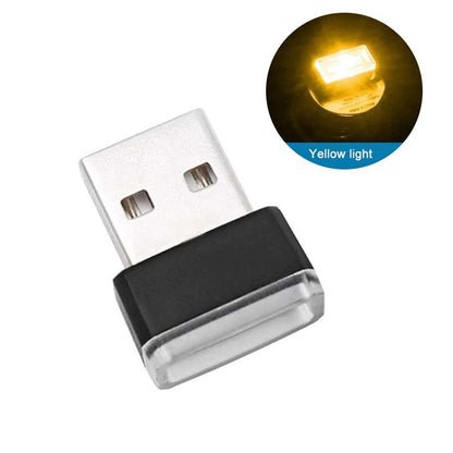 Compact Car LED Interior Light USB Plug