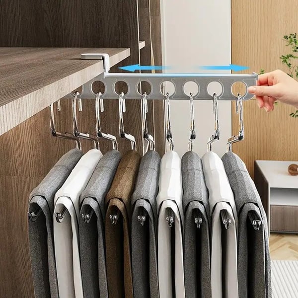 Space Saving Slide Out Closet Organizer