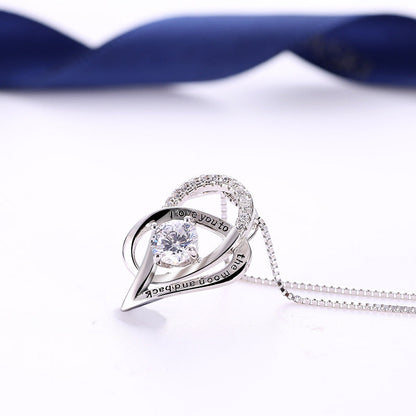 Lovely Mom Heart Pendant Necklace