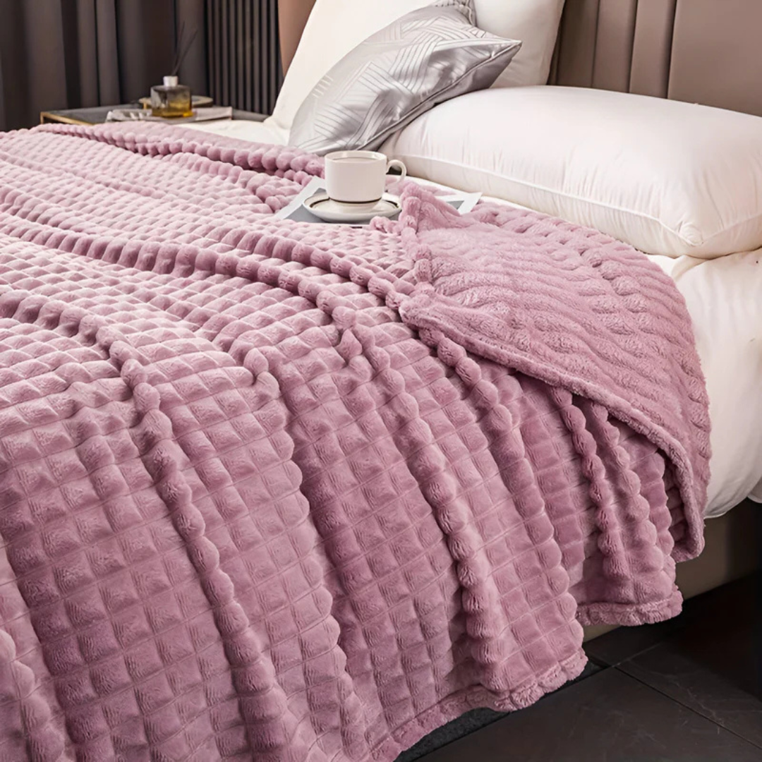 Cozy Plush Fleece Throw Blanket