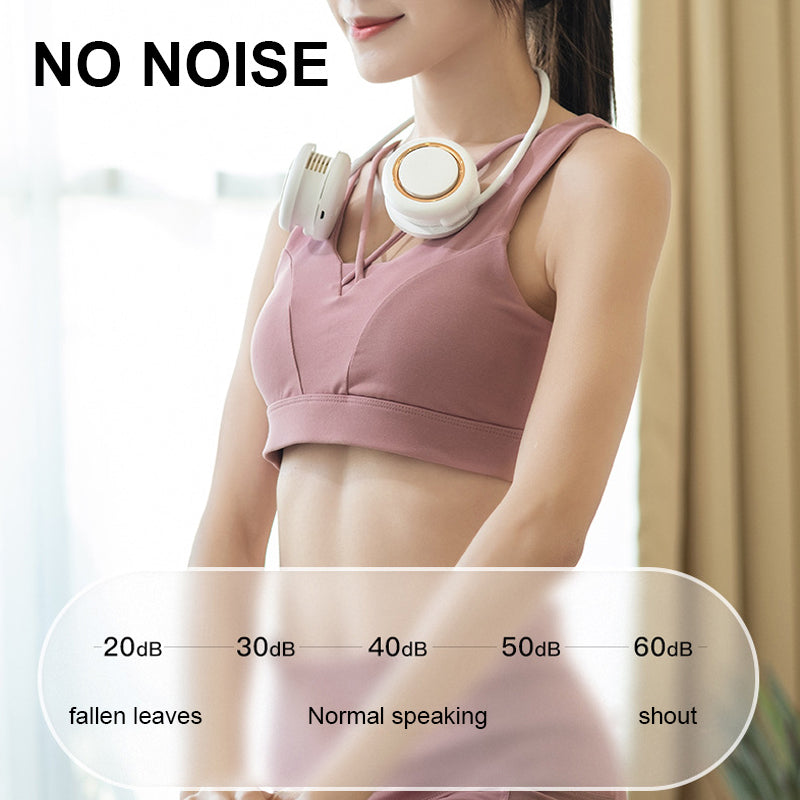 Compact Rechargeable Mini Neck Fan