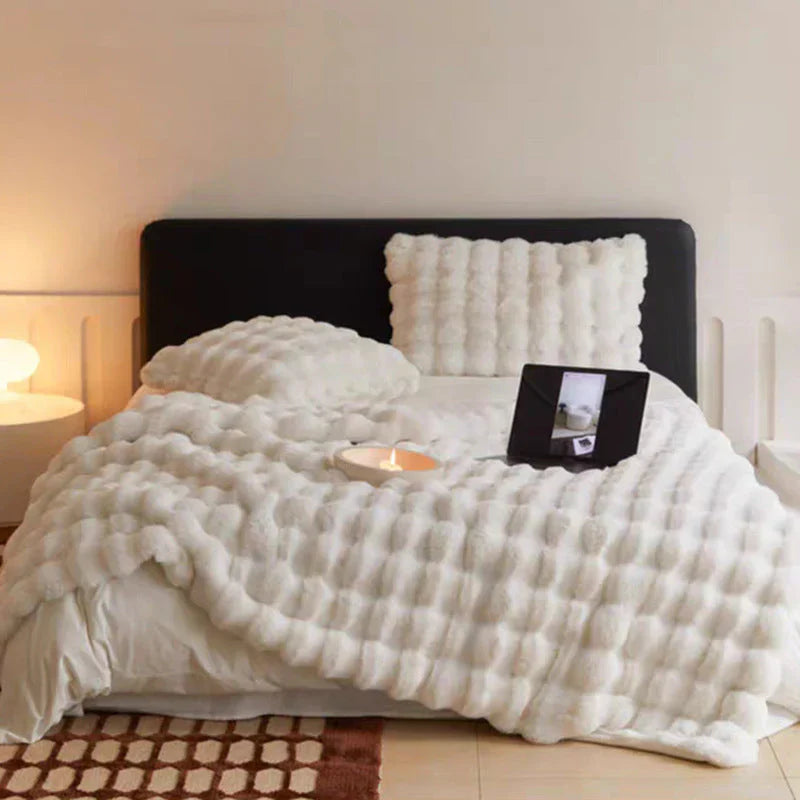 Plush Fuzzy Throw Blanket