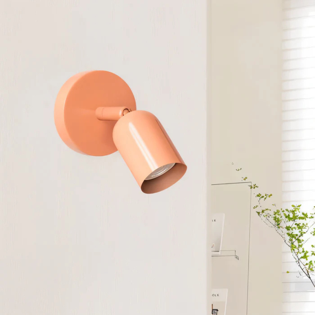 Simple Round Macaron LED Wall Light