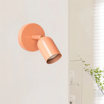 Simple Round Macaron LED Wall Light