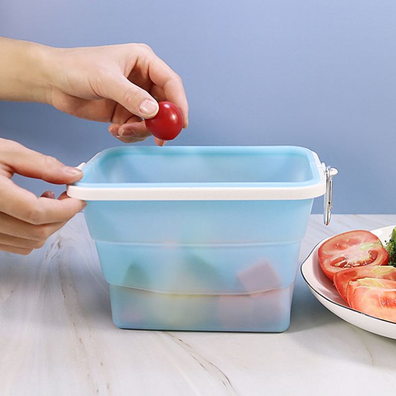 Space Saving Silicone Food Container Box