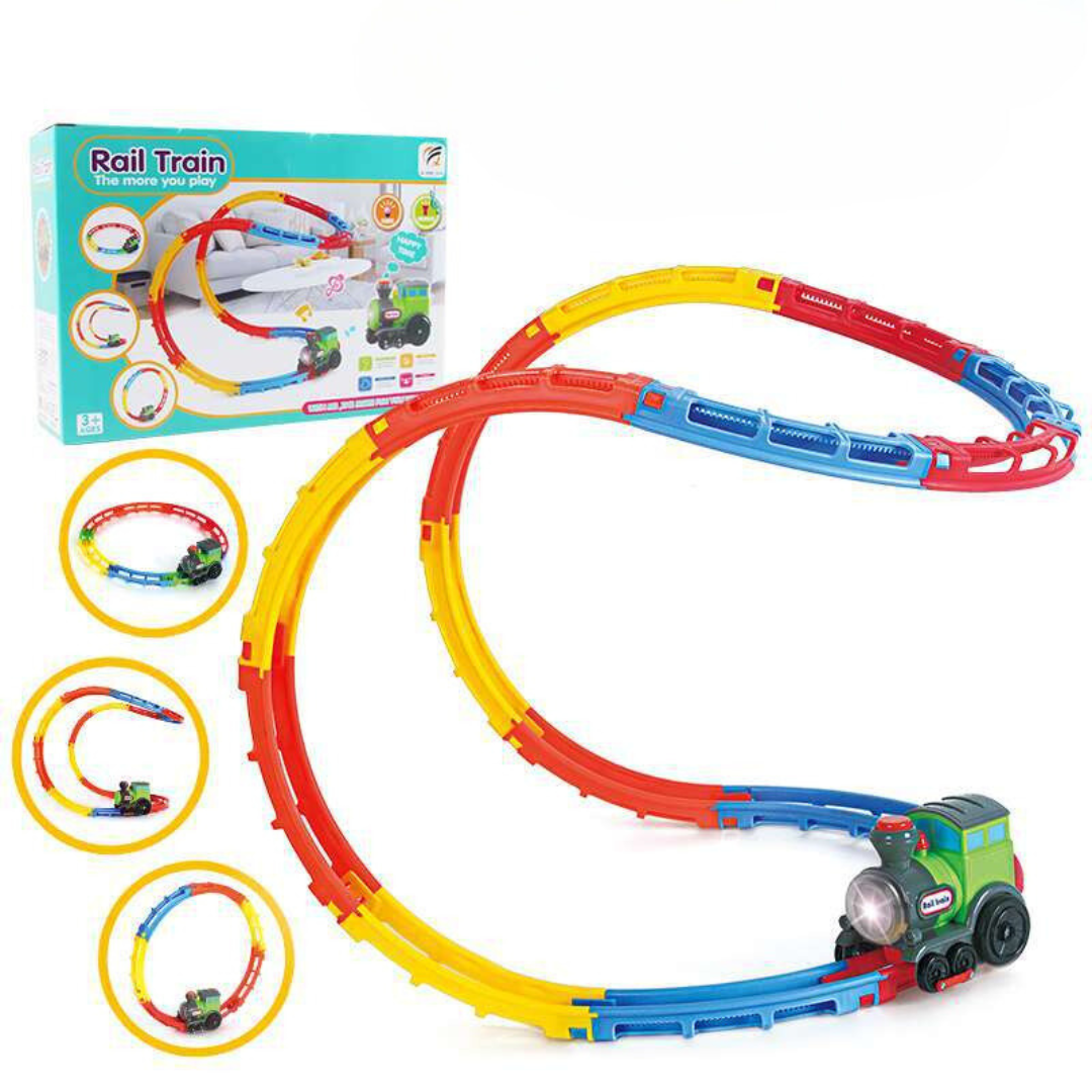Yeezlab Fun Roller Coaster Train Set