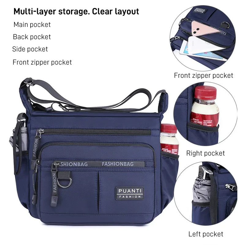 Spacious Multi Compartment Men's Travel Bag