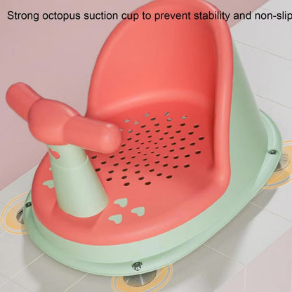 Adjustable Baby Bath Chair with Grip Handle