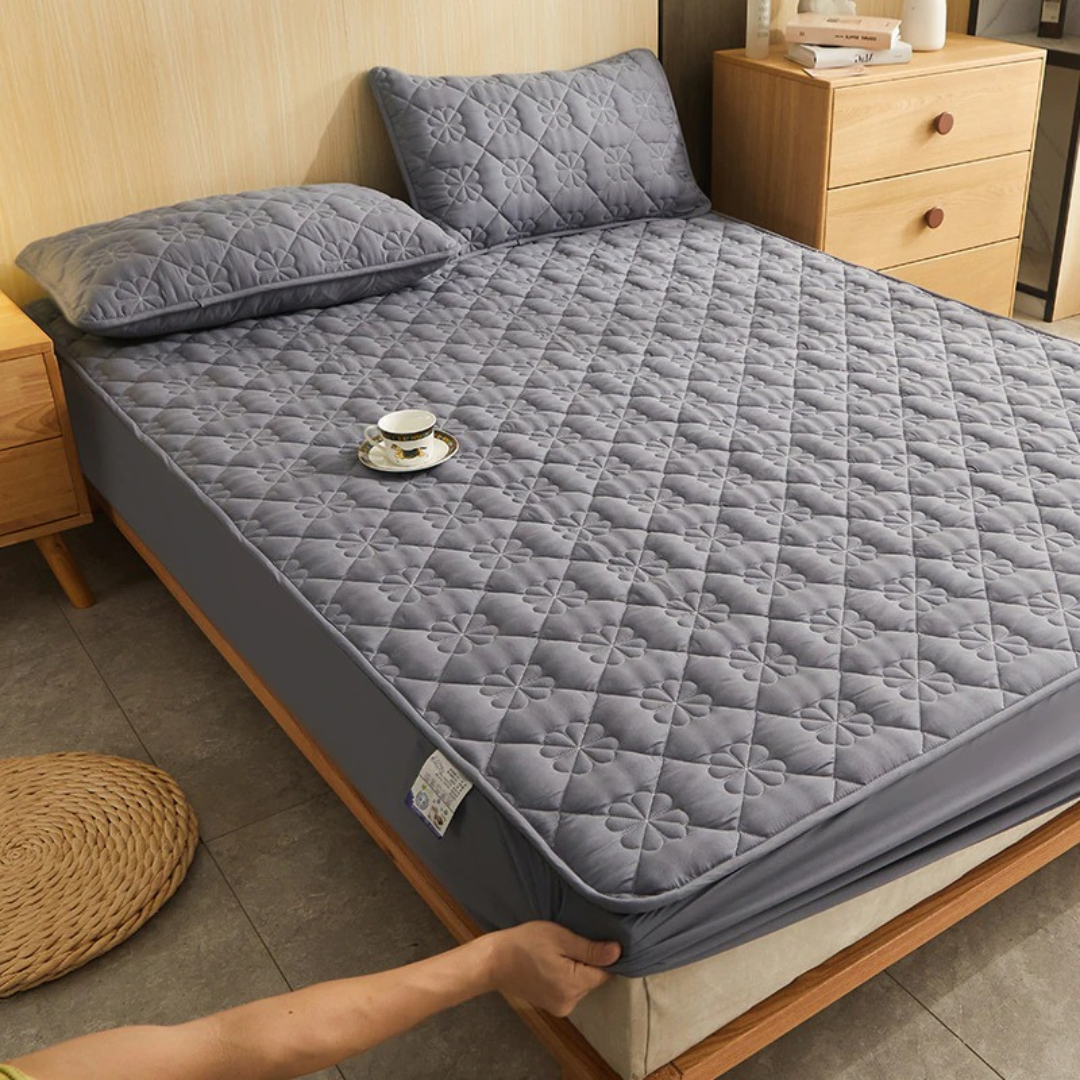 Soft Mattress Protector and Pillowcase Set