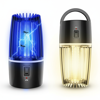 Rechargeable 360° UV mosquito killer lamp