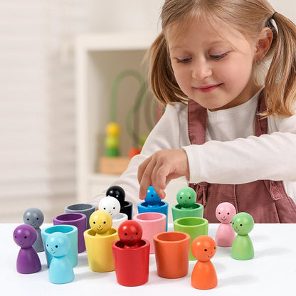 Colorful Plastic Sorting Cups